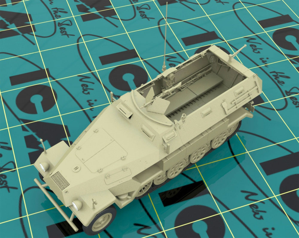 ドイツ Sd.Kfz.251/1 Ausf.A 装甲兵員輸送車 プラモデル (ICM 1/35 ミリタリービークル・フィギュア No.35101) 商品画像_2