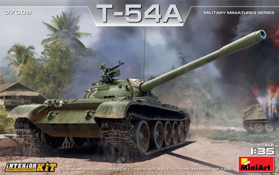 T-54A フルインテリア プラモデル (ミニアート 1/35 ミリタリーミニチュア No.37009) 商品画像