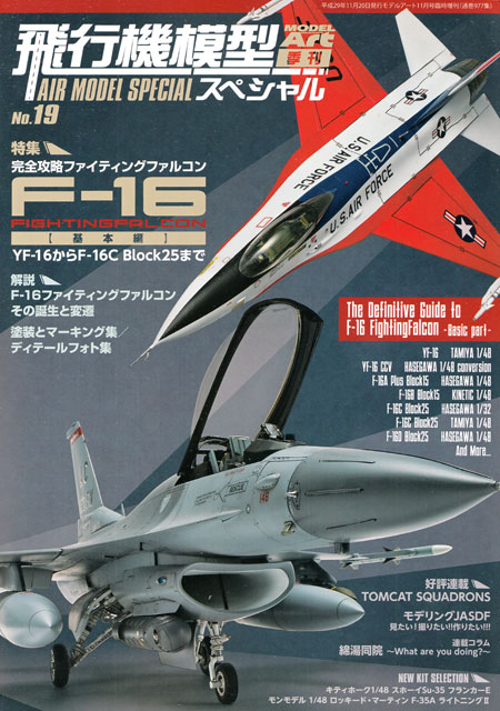 飛行機模型スペシャル 19 F-16 ファイティングファルコン 基本編 本 (モデルアート 飛行機模型スペシャル No.019) 商品画像