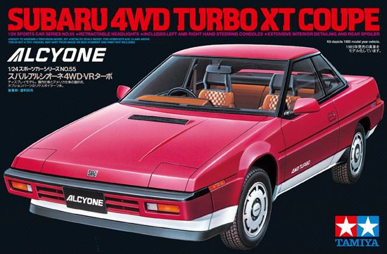 タミヤ スバル アルシオーネ 4WD VR ターボ 1/24 スポーツカーシリーズ ...