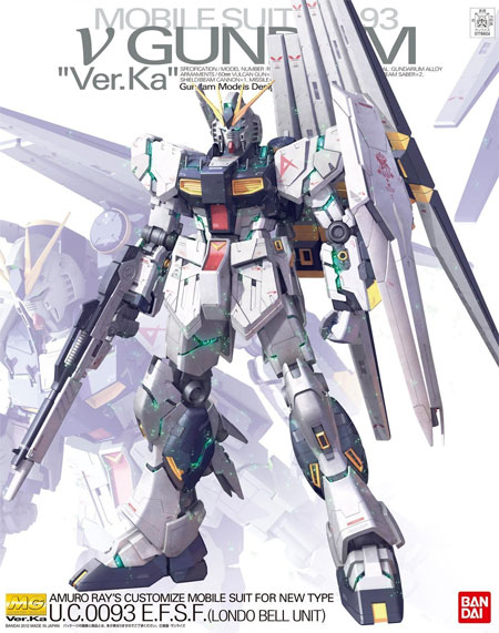 RX-93 νガンダム Ver.Ka プレミアムデカール付属 プラモデル (バンダイ MASTER GRADE (マスターグレード） No.0222240) 商品画像