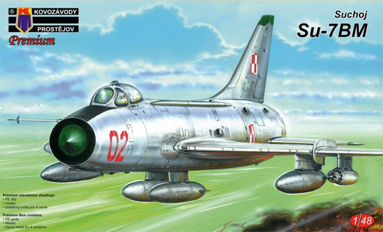スホーイ Su-7BM ワルシャワ条約加盟国 プラモデル (KPモデル 1/48 エアクラフトキット No.KPM4804) 商品画像