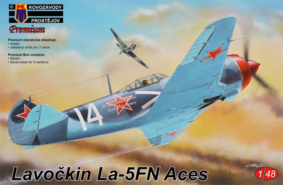 ラボチキン La-5FN エースパイロット プラモデル (KPモデル 1/48 エアクラフト プラモデル No.KPM4807) 商品画像