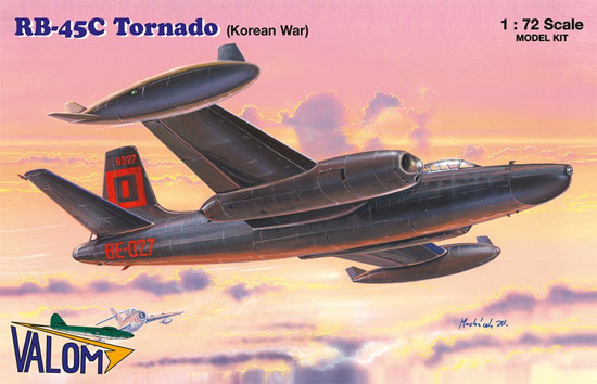 RB-45C トーネード 戦術偵察機 朝鮮戦争 プラモデル (バロムモデル 1/72 エアクラフト プラモデル No.72125) 商品画像