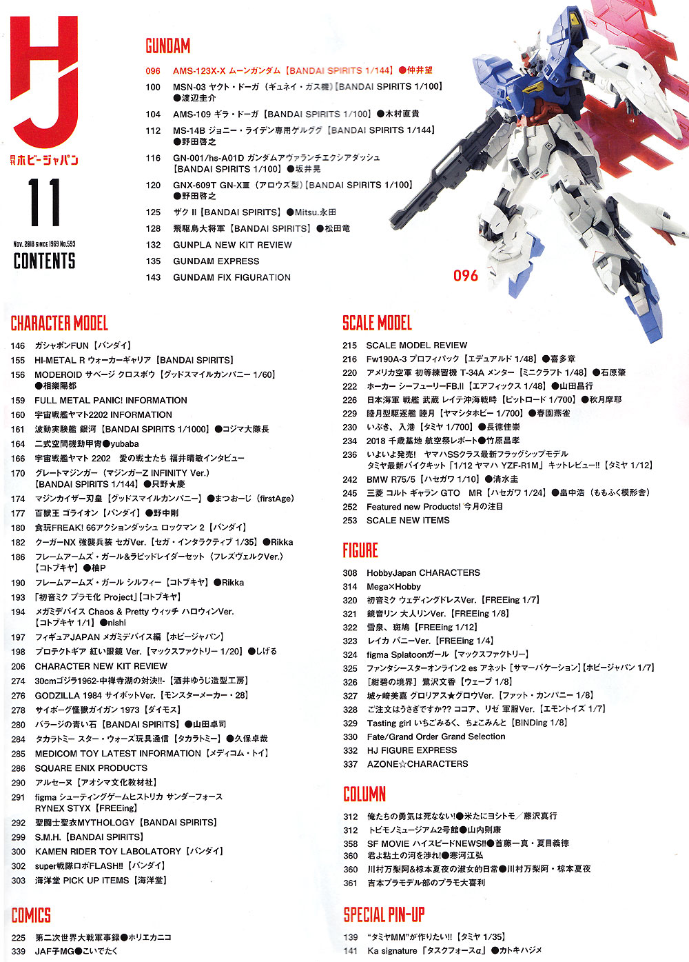 ホビージャパン 2018年11月号 雑誌 (ホビージャパン 月刊 ホビージャパン No.593) 商品画像_2