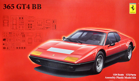 フェラーリ 365GT4 BB プラモデル (フジミ 1/24 リアルスポーツカー シリーズ No.115) 商品画像