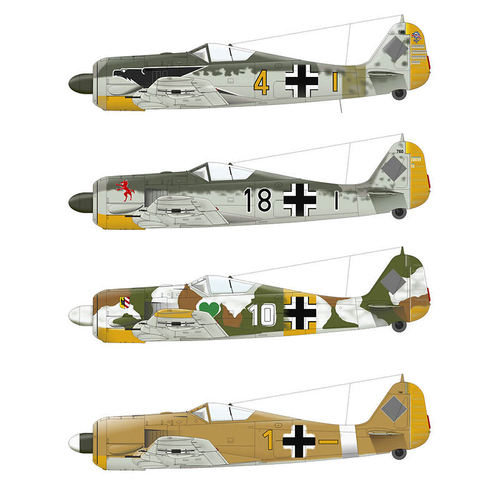 フォッケウルフ Fw190A-4 プラモデル (エデュアルド 1/48 プロフィパック No.82142) 商品画像_2