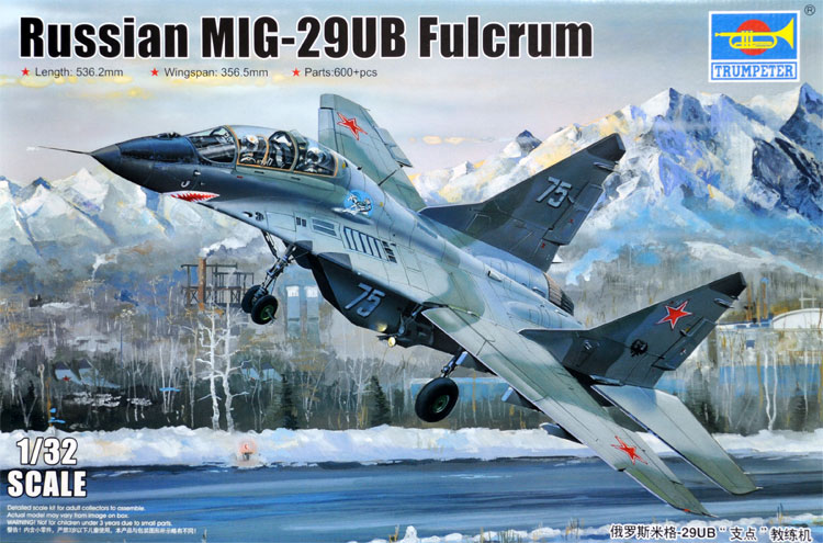 ロシア MiG-29UB ファルクラム プラモデル (トランペッター 1/32 エアクラフトシリーズ No.03226) 商品画像