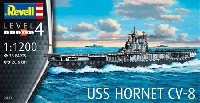 レベル 1/1200 艦船キット USS ホーネット CV-8