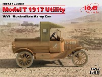 ICM 1/35 ミリタリービークル・フィギュア オーストラリア陸軍 T型フォード 1917 多目的トラック