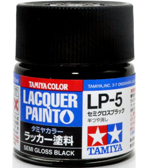 LP-5 セミグロスブラック 塗料 (タミヤ タミヤ ラッカー塗料 No.LP-005) 商品画像