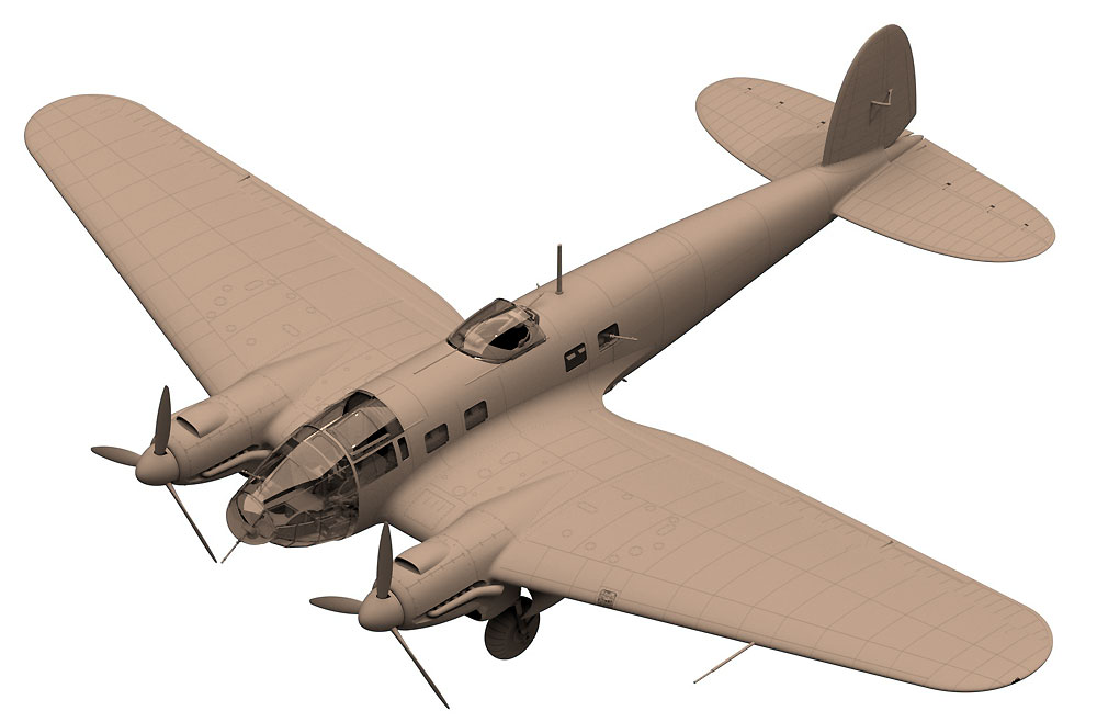 ハインケル He111H-3 爆撃機 プラモデル (ICM 1/48 エアクラフト プラモデル No.48261) 商品画像_2