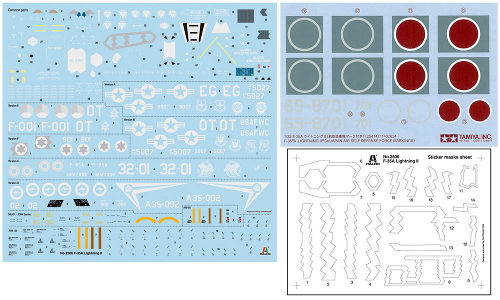 F-35A ライトニング 2 航空自衛隊マーク付き プラモデル (イタレリ 1/32 エアクラフト No.2506) 商品画像_2