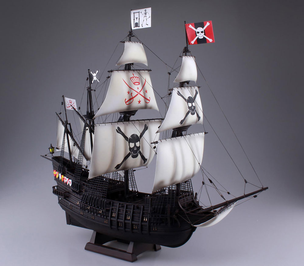 海賊船 プラモデル (アオシマ 大型帆船シリーズ No.012) 商品画像_2