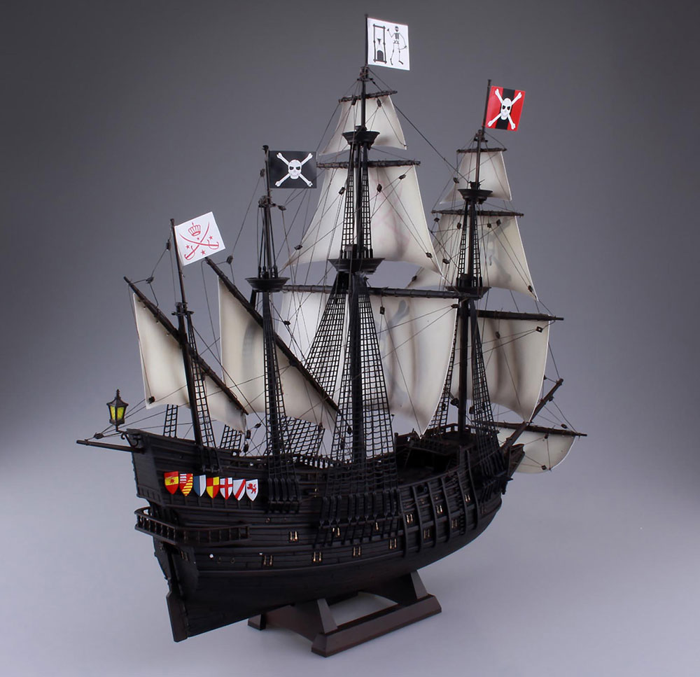 海賊船 プラモデル (アオシマ 大型帆船シリーズ No.012) 商品画像_3