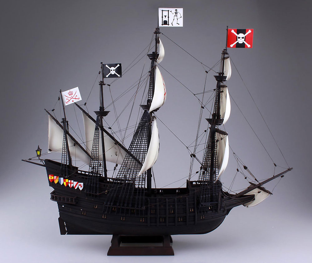 海賊船 プラモデル (アオシマ 大型帆船シリーズ No.012) 商品画像_4