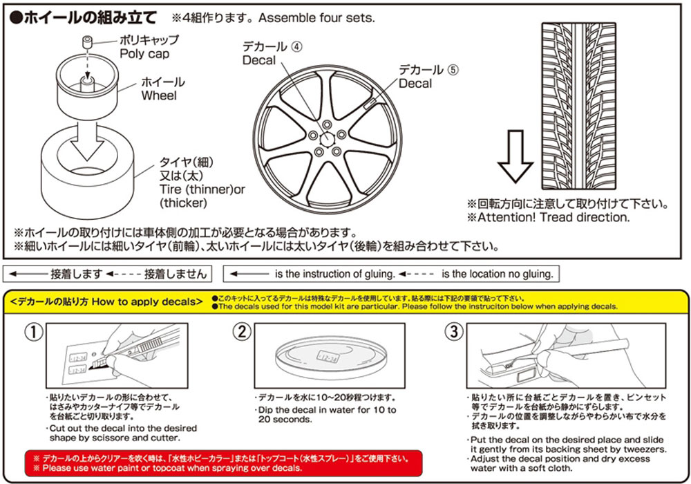 AVS モデルF7 20インチ プラモデル (アオシマ ザ・チューンドパーツ No.082) 商品画像_2