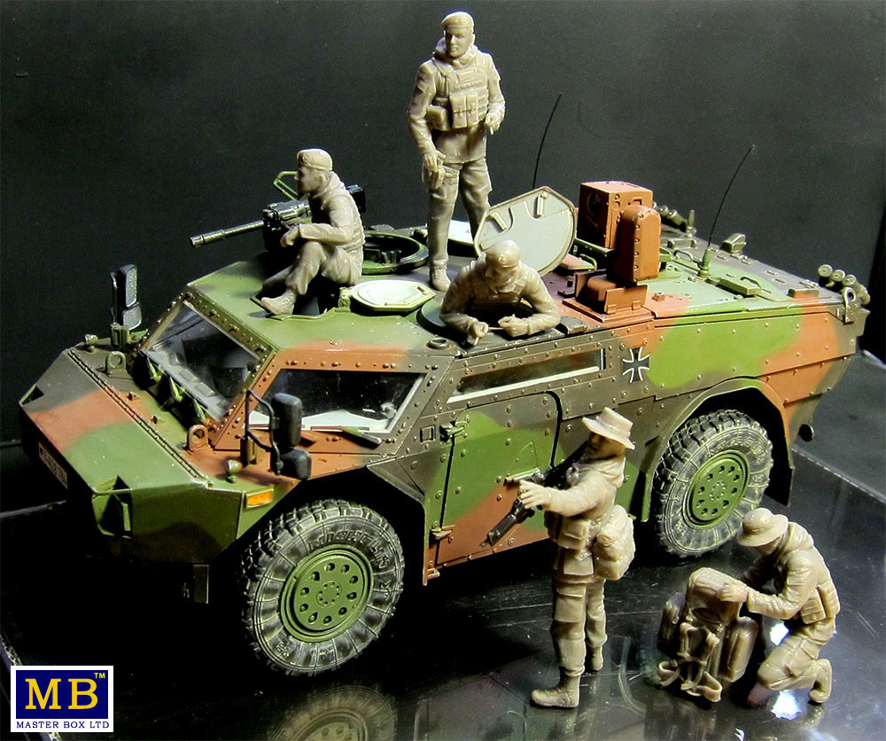 ドイツ連邦軍 軍用兵士 現代 プラモデル (マスターボックス 1/35 ミリタリーミニチュア No.MB35195) 商品画像_2