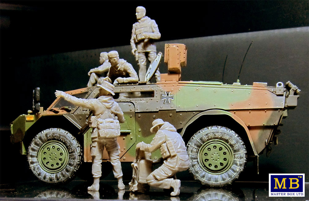 ドイツ連邦軍 軍用兵士 現代 プラモデル (マスターボックス 1/35 ミリタリーミニチュア No.MB35195) 商品画像_3