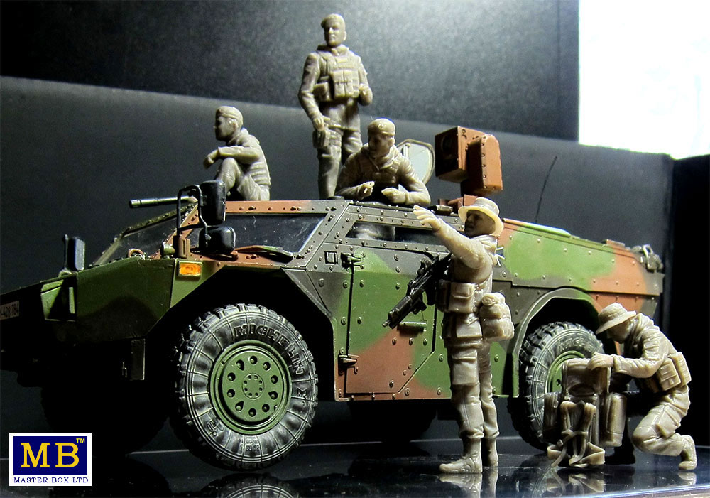 ドイツ連邦軍 軍用兵士 現代 プラモデル (マスターボックス 1/35 ミリタリーミニチュア No.MB35195) 商品画像_4