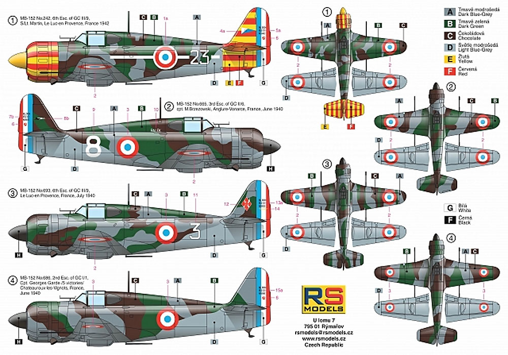 ブロック MB-152 プラモデル (RSモデル 1/72 エアクラフト プラモデル No.92217) 商品画像_1