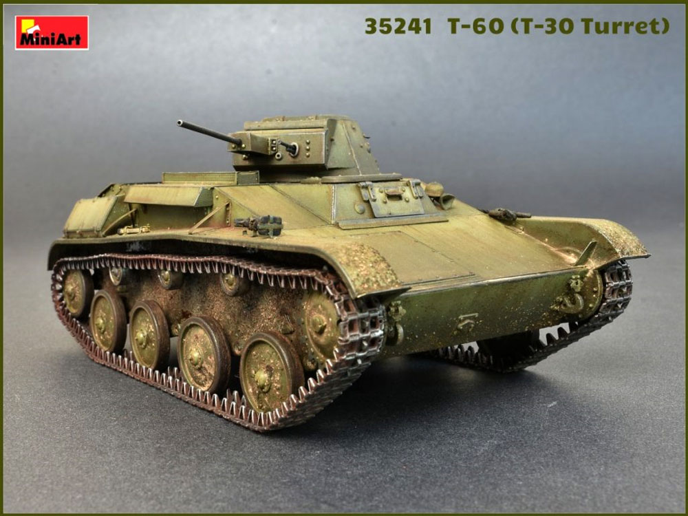 T-60 T-30砲塔搭載型 フルインテリア プラモデル (ミニアート 1/35 WW2 ミリタリーミニチュア No.35241) 商品画像_1