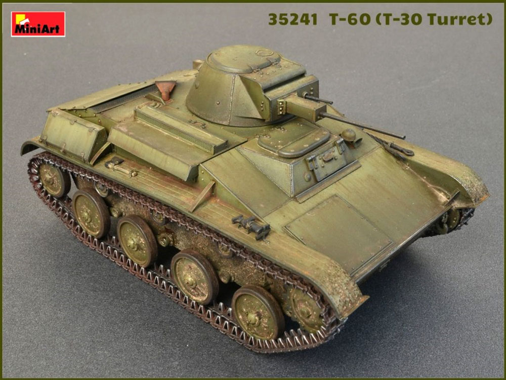 T-60 T-30砲塔搭載型 フルインテリア プラモデル (ミニアート 1/35 WW2 ミリタリーミニチュア No.35241) 商品画像_2