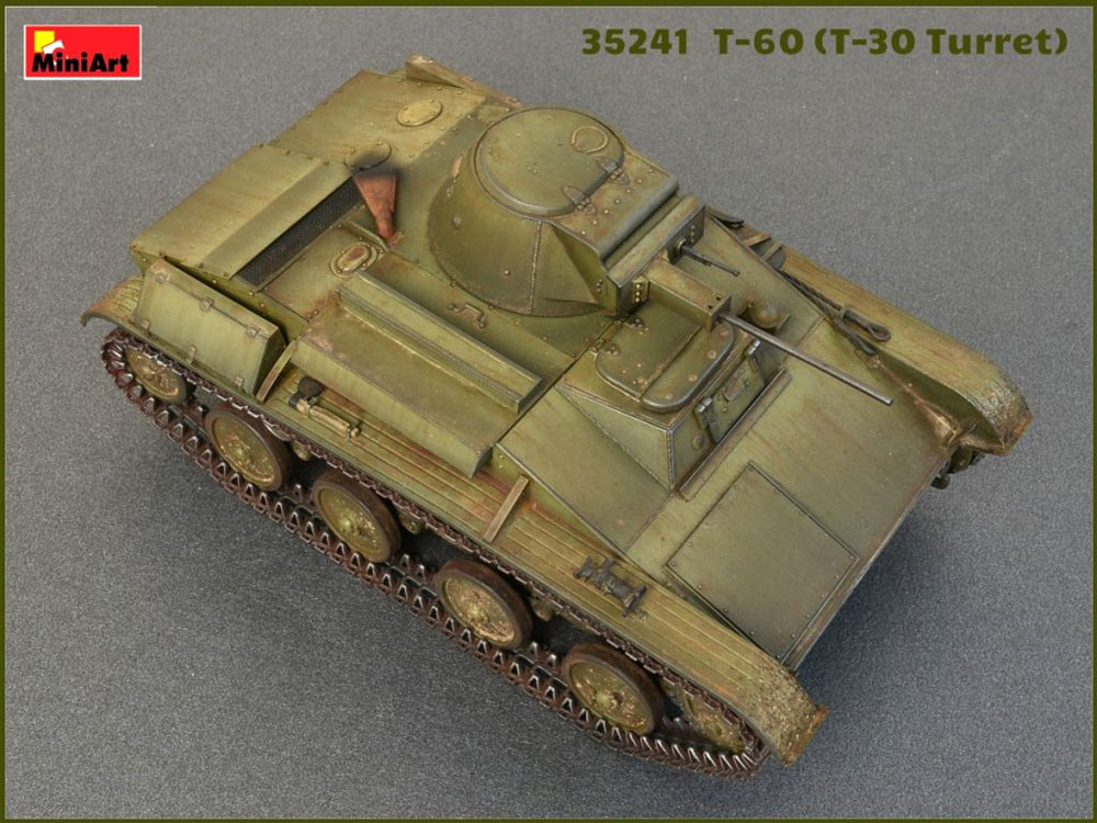 T-60 T-30砲塔搭載型 フルインテリア プラモデル (ミニアート 1/35 WW2 ミリタリーミニチュア No.35241) 商品画像_3