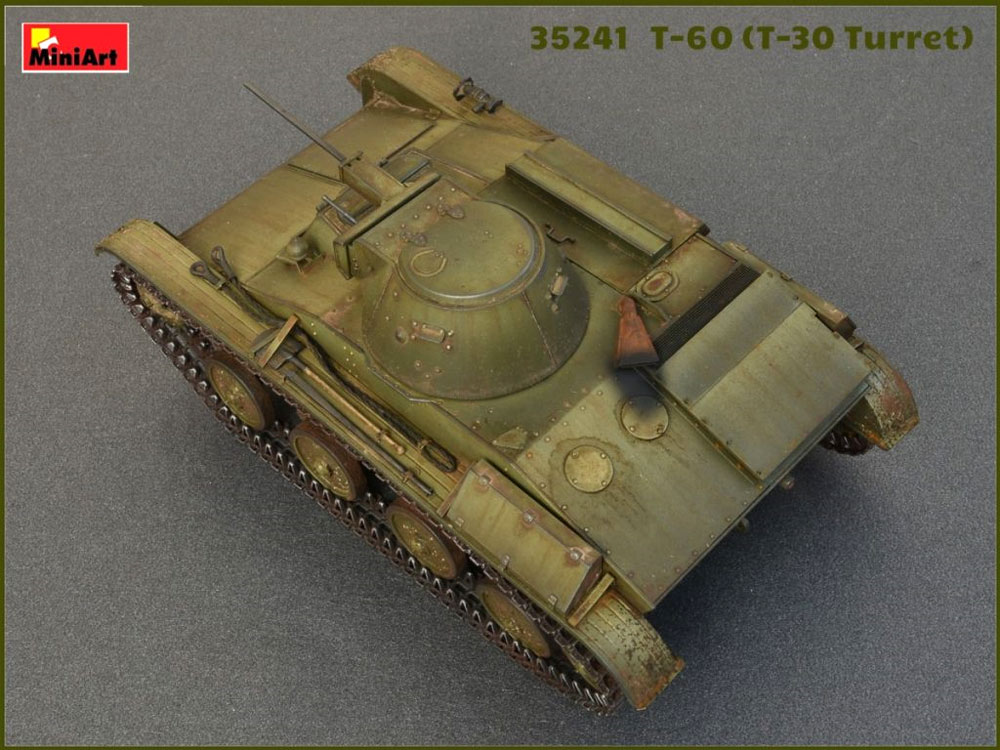 T-60 T-30砲塔搭載型 フルインテリア プラモデル (ミニアート 1/35 WW2 ミリタリーミニチュア No.35241) 商品画像_4