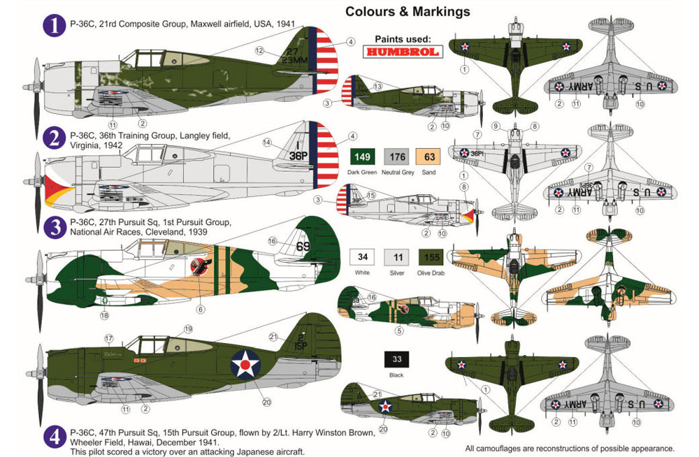 カーチス P-36C プラモデル (AZ model 1/72 エアクラフト プラモデル No.AZ7573) 商品画像_1