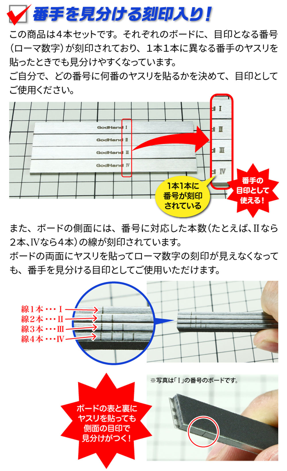 ミニ FFボード ステンレス 6mm幅 ヤスリ (ゴッドハンド 模型工具 No.GH-FFM-6) 商品画像_4