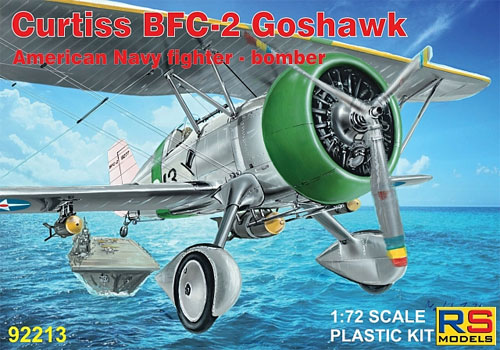 カーチス BFC-2 ゴスホーク プラモデル (RSモデル 1/72 エアクラフト プラモデル No.92213) 商品画像