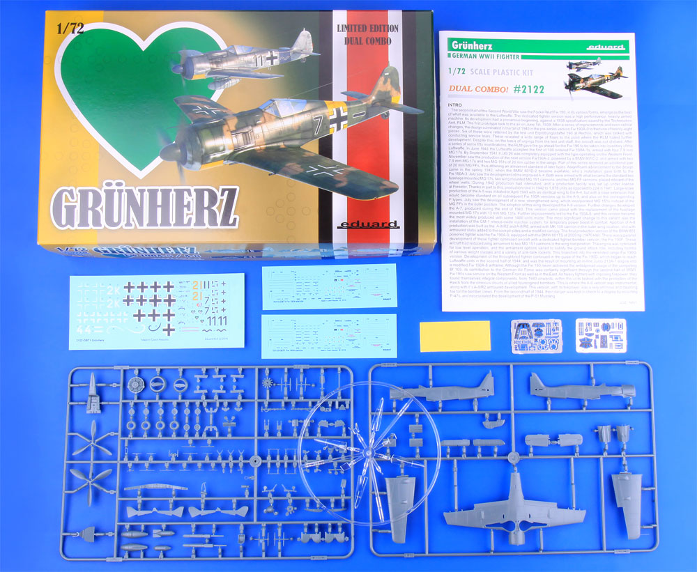 Fw190A-5/A-8 グリュンヘルツ デュアルコンボ プラモデル (エデュアルド 1/72 リミテッド エディション No.2122) 商品画像_1