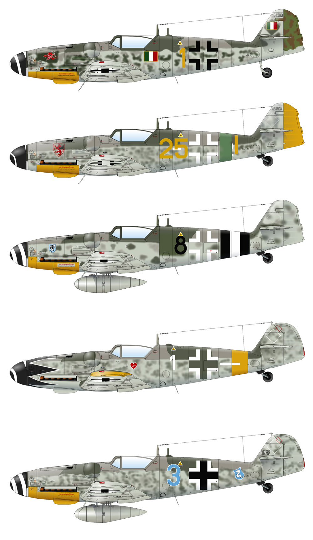 メッサーシュミット Bf109G-14 プラモデル (エデュアルド 1/48 プロフィパック No.82118) 商品画像_2