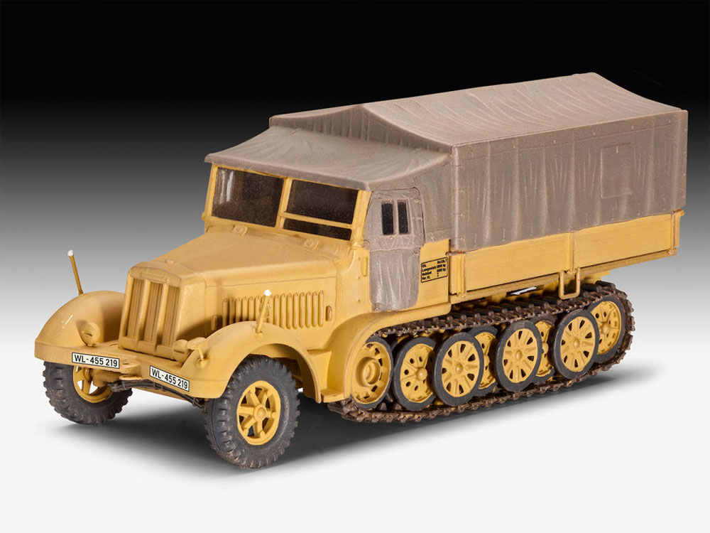 Sd.Kfz.7 ハーフトラック (後期型) プラモデル (レベル 1/72 ミリタリー No.03263) 商品画像_2