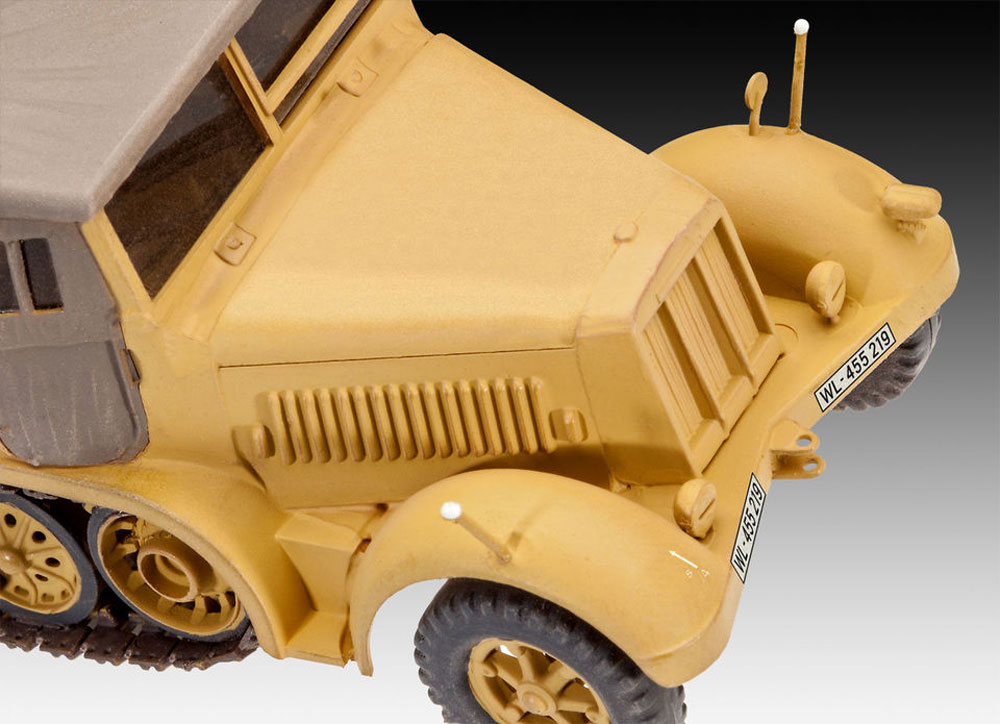 Sd.Kfz.7 ハーフトラック (後期型) プラモデル (レベル 1/72 ミリタリー No.03263) 商品画像_3