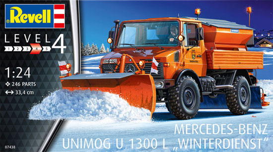 メルセデス ベンツ ウニモグ U1300L 除雪車 プラモデル (レベル カーモデル No.07438) 商品画像