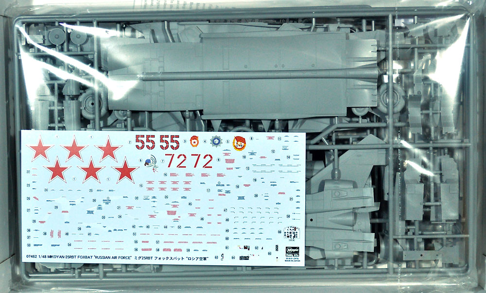 ミグ 25RBT フォックスバット ロシア空軍 プラモデル (ハセガワ 1/48 飛行機 限定生産 No.07462) 商品画像_1