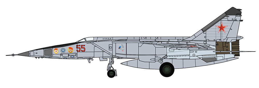 ミグ 25RBT フォックスバット ロシア空軍 プラモデル (ハセガワ 1/48 飛行機 限定生産 No.07462) 商品画像_2