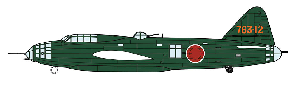 三菱 G4M2A 一式陸上攻撃機 24型 フィリピン航空戦 プラモデル (ハセガワ 1/72 飛行機 限定生産 No.02263) 商品画像_3