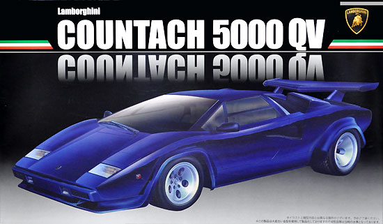 ランボルギーニ カウンタック 5000 クアトロバルボーレ プラモデル (フジミ 1/24 リアルスポーツカー シリーズ No.011) 商品画像