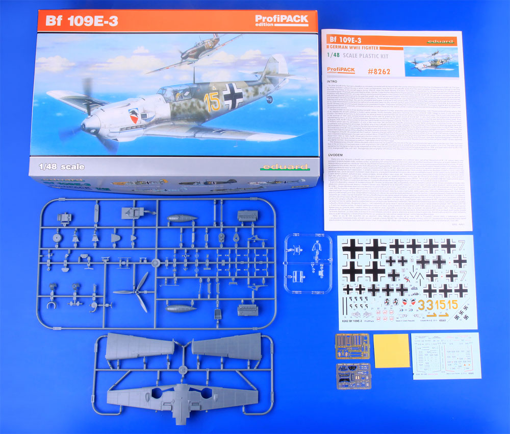 メッサーシュミット Bf109E-3 プラモデル (エデュアルド 1/48 プロフィパック No.8262) 商品画像_1