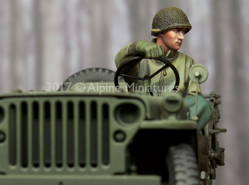 WW2 アメリカ ジープドライバー (冬季) レジン (アルパイン 1/35 フィギュア No.AM35242) 商品画像_3