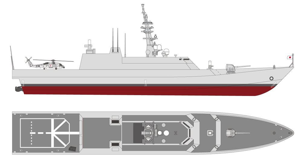 海上自衛隊 新型多機能護衛艦 (DEX) レジン (アートテクニクス 1/700 艦船 No.HM052) 商品画像_4