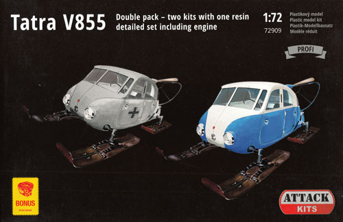 タトラ V855 プラモデル (アタック 1/72 AFV シリーズ No.72909) 商品画像