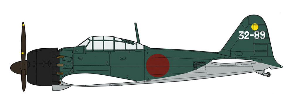 三菱 A6M5 零式艦上戦闘機 52型 夜間戦闘機 プラモデル (ハセガワ 1/32 飛行機 限定生産 No.08252) 商品画像_3