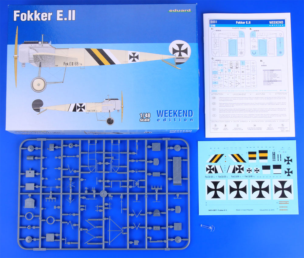 フォッカー E.2 プラモデル (エデュアルド 1/48 ウィークエンド エディション No.8451) 商品画像_1