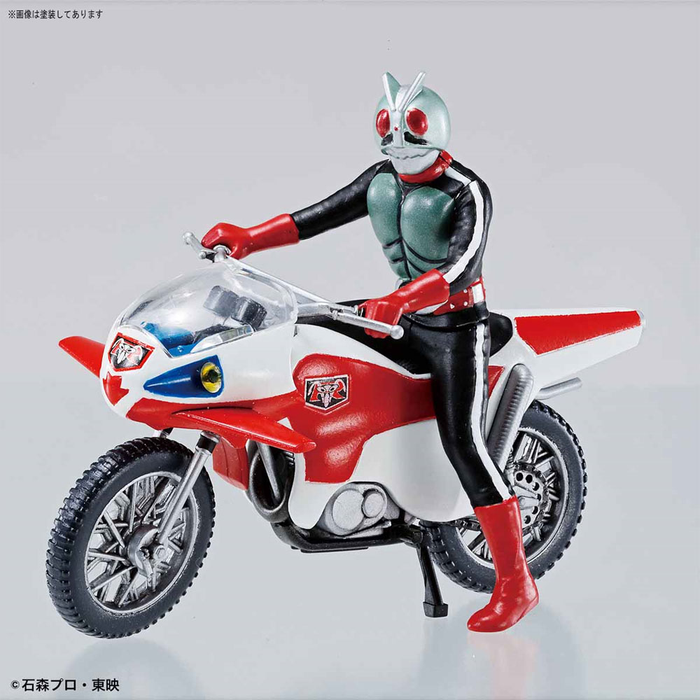 新サイクロン号 & 仮面ライダー新2号 プラモデル (バンダイ メカコレクション 仮面ライダー No.005) 商品画像_2