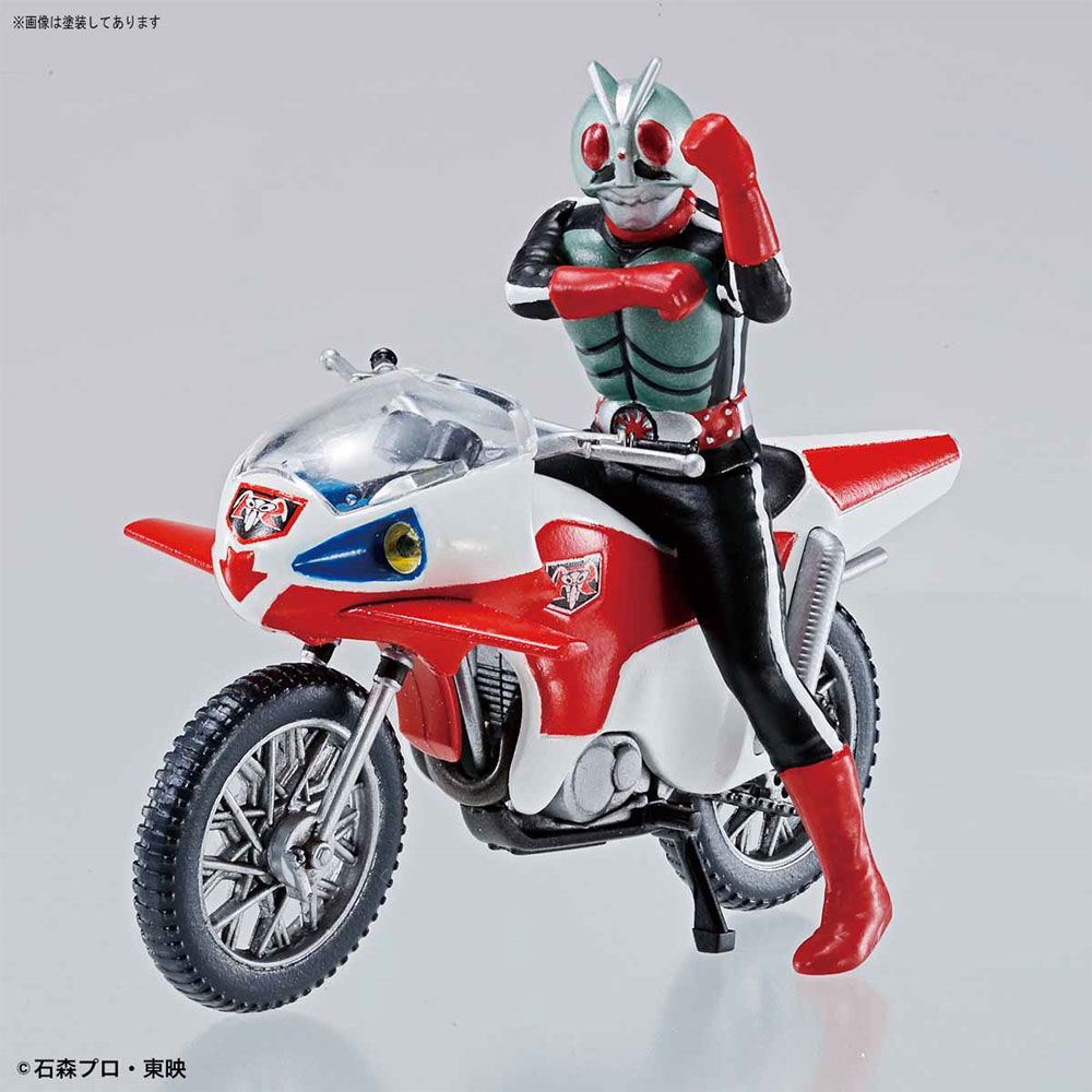 新サイクロン号 & 仮面ライダー新2号 プラモデル (バンダイ メカコレクション 仮面ライダー No.005) 商品画像_3