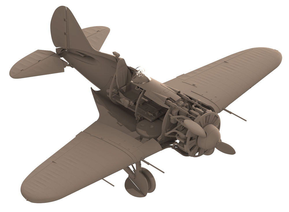 ポリカルポフ I-16 タイプ28 プラモデル (ICM 1/32 エアクラフト No.32002) 商品画像_4